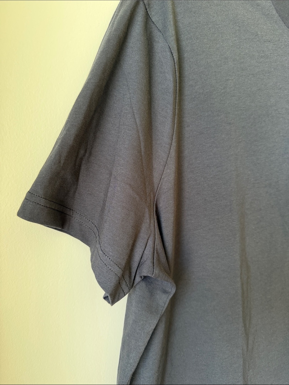 GSTQ Slate Blue / Black Colorblock Short Sleeve Mens Size Large - Picture 5 of 9